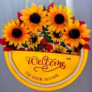 Sunflower wreath